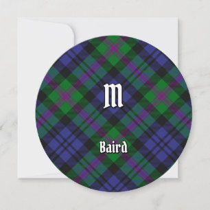 Invitation Clan Baird Tartan
