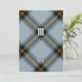 Invitation Clan Bell Tartan (Debout devant)