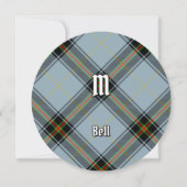 Invitation Clan Bell Tartan (Devant)