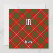 Invitation Clan Bruce Tartan (Devant)