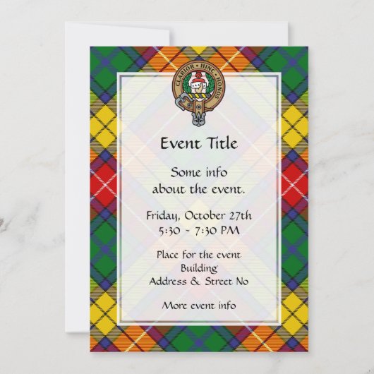 Invitation Clan Buchanan Crest (Devant)