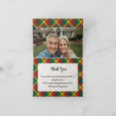 Invitation Clan Buchanan Crest over Tartan (Intérieur)