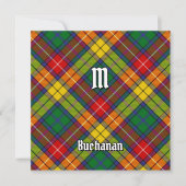 Invitation Clan Buchanan Tartan (Devant)