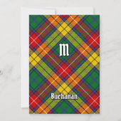 Invitation Clan Buchanan Tartan (Devant)