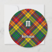 Invitation Clan Buchanan Tartan (Devant)