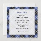 Invitation Clan Clark Tartan (Dos)