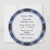 Invitation Clan Clark Tartan (Dos)