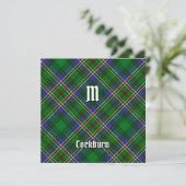 Invitation Clan Cockburn Tartan (Debout devant)