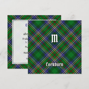 Invitation Clan Cockburn Tartan