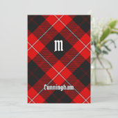 Invitation Clan Cunningham Tartan (Debout devant)