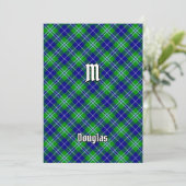 Invitation Clan Douglas Tartan (Debout devant)