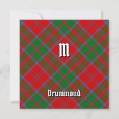 Invitation Clan Drummond Tartan (Devant)