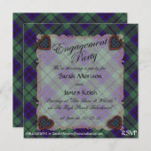 Invitation Clan écossais de Keith Tartan - Plaid (Devant / Derrière)