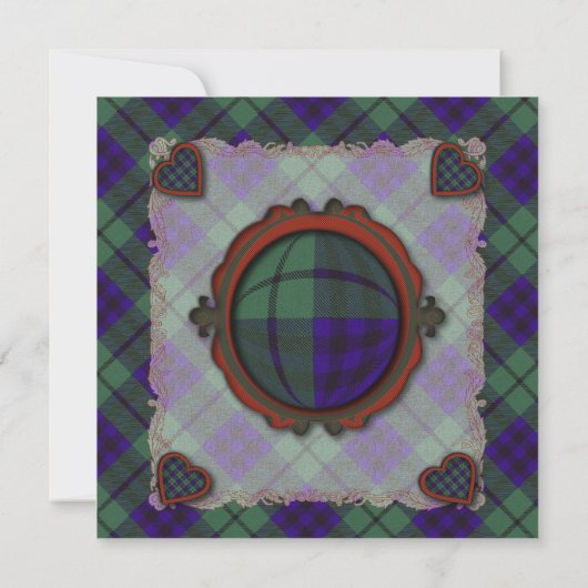 Invitation Clan écossais de Keith Tartan - Plaid (Dos)