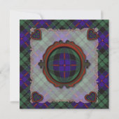Invitation Clan écossais de Morrison tartan - Plaid (Dos)