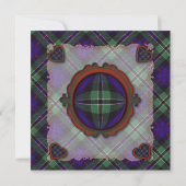 Invitation Clan écossais Rose tartan - Plaid (Dos)