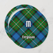 Invitation Clan Ferguson Tartan (Devant / Derrière)