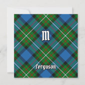 Invitation Clan Ferguson Tartan (Devant)
