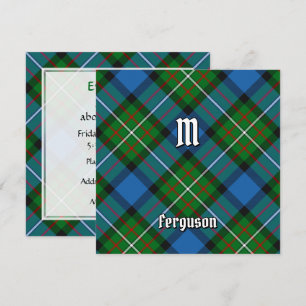Invitation Clan Ferguson Tartan