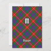 Invitation Clan Fraser de Lovat Tartan (Devant)
