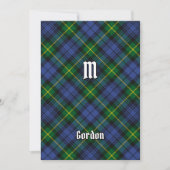 Invitation Clan Gordon Tartan (Devant)