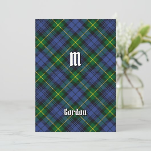 Invitation Clan Gordon Tartan (Debout devant)