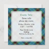 Invitation Clan Guthrie Tartan (Dos)