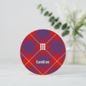 Invitation Clan Hamilton Red Tartan (Debout devant)