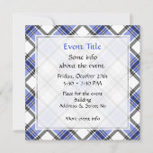 Invitation Clan Hannay Tartan (Dos)