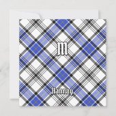 Invitation Clan Hannay Tartan (Devant)