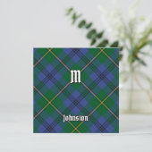 Invitation Clan Johnston Tartan (Debout devant)