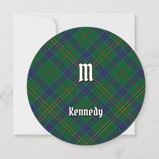 Invitation Clan Kennedy Tartan (Devant)