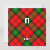 Invitation Clan Kerr Tartan (Devant)