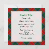 Invitation Clan MacDuff Tartan (Dos)