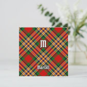 Invitation Clan MacGill Tartan (Debout devant)