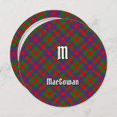 Invitation Clan MacGowan Tartan (Devant / Derrière)