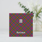 Invitation Clan MacGowan Tartan (Debout devant)
