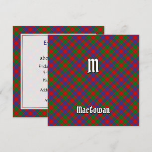Invitation Clan MacGowan Tartan