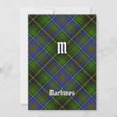 Invitation Clan MacInnes Tartan (Devant)
