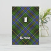 Invitation Clan MacInnes Tartan (Debout devant)