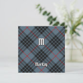 Invitation Clan MacKay Blue Tartan (Debout devant)