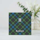 Invitation Clan MacKenzie Tartan (Debout devant)