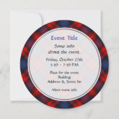 Invitation Clan MacLachlan Tartan (Dos)