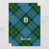 Invitation Clan MacLeod (Devant / Derrière)