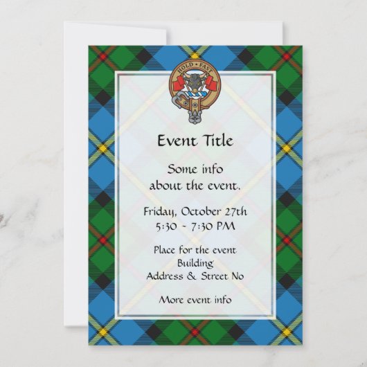 Invitation Clan MacLeod Crest (Devant)
