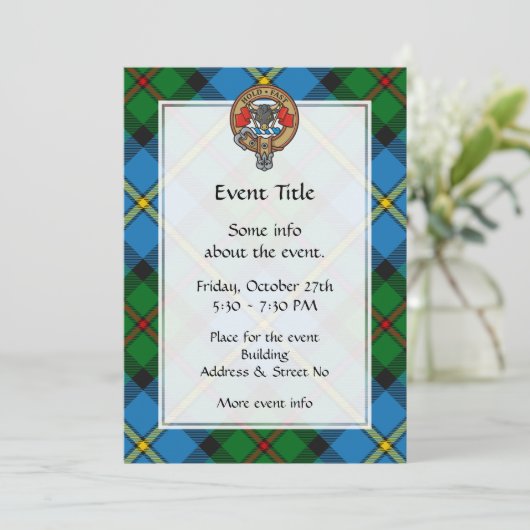 Invitation Clan MacLeod Crest (Debout devant)