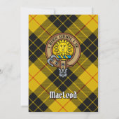 Invitation Clan MacLeod de Lewis Crest (Dos)