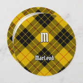 Invitation Clan Macleod de Lewis Tartan (Devant / Derrière)