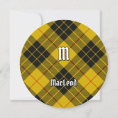 Invitation Clan Macleod de Lewis Tartan (Devant)