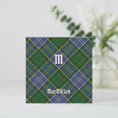 Invitation Clan MacMillan Chasse Tartan (Debout devant)